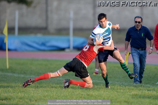 2014-11-02 CUS PoliMi Rugby-ASRugby Milano 1956